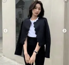 バースデーバッシュ　SCALLOPED JACKET サテン