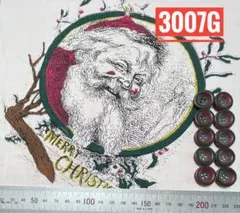 3007G ビンテージ生地&ボタン