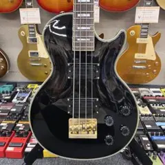 【12256】Grass Roots レスポール ベース ブラックのサムネイル