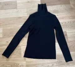 ハイネックセーター 黒