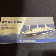 2026年最新】東海汽船株主優待券の人気アイテム - メルカリ