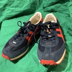 Onitsuka Tiger ネイビー/オレンジ ランニングシューズ　25cm
