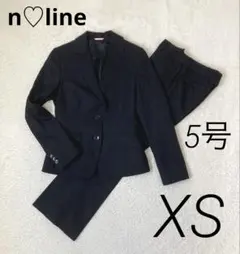 n♡line エヌライン　佐々木希　リクルートスーツ　就活　5号　XS ブラック