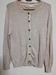 ZARA ベージュ 長袖カーディガン USA　Sサイズ
