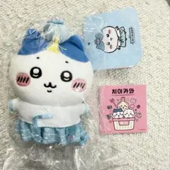ちいかわ　ショップ　韓国　公式品　 ハチワレ　韓服　ぬいぐるみ