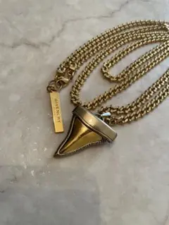 正規未使用 Givenchy ジバンシィ シャークトゥース ナロータイ GIVENCHY - ジバンシィ GIVENCHY シャークトゥース ネックレス
