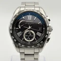 SEIKO ブライツ 8B54-0AE0 電波ソーラー ワールドタイム 稼働品のサムネイル
