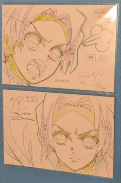 鬼滅の刃 胡蝶しのぶ 絵巻カフェ ポストカード 2点セット