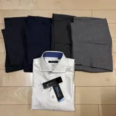 【新品】UNIVERSAL LANGUAGE他 スラックスワイシャツ 5点セット