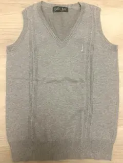 EAST BOY グレー Vネック スクールベスト