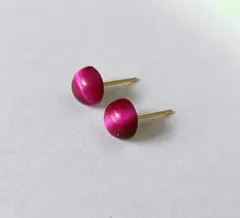 【036◇サービス品】天然石　7mm　サージカルステンレス　ピアス