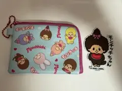 モンチッチ ポーチ 小物入れ＋ステッカー