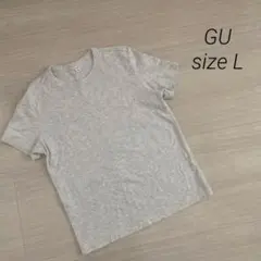 今期　GU コットンスムースクルーネックTのサムネイル