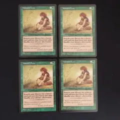 MTG 自然の知識 Nature's Lore ポータルセカンドエイジ 4枚