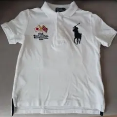 Ralph Lauren ポロシャツ ホワイト 110cm