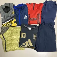 140㎝　男の子　冬服　まとめうり　ユニクロ　アディダス　サッカー
