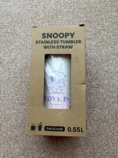 SNOOPY♡ストロー・キャップ付きステンレスタンブラー