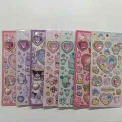 サンリオキラキラジェルシール 7枚セット