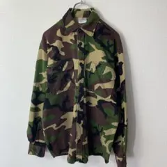 90s ロスコ ヘビーネルシャツ M 迷彩 カモフラージュ vintage