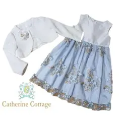 キャサリンコテージ◆ フォーマルアンサンブルワンピーススーツ◆110cm　花柄