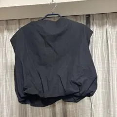 ZARA 半袖 バルーンブラウス ブラック