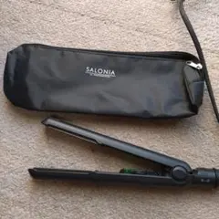 使用回数少なめ　美品　SALONIA ストレートヘアアイロン 収納ケース付き