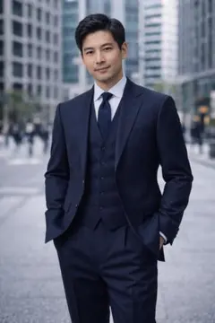 Green label relaxing ビジネススーツ サイズ50③◇