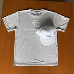 北海道マラソン2026 Tシャツとキャップ　(グレー