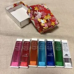 三菱鉛筆〇ユニuni〇ナノダイヤシャープペンシル替芯〇7点セット6色のサムネイル