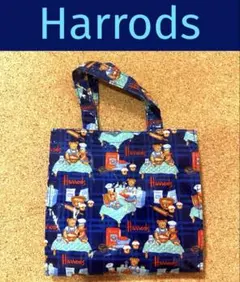 Harrods ビニール トート バッグ ベア クマ