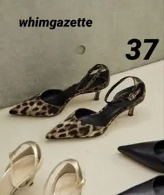 限定お値下げ】Whim Gazette 26Sスエードポインテッドパンプス36