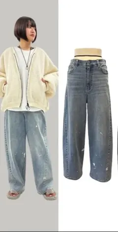 ayane ペイント デニム