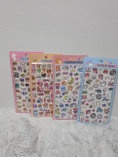 ｛早い者勝ち}動物立体シール4枚Set