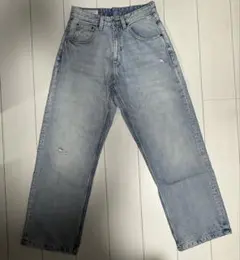 ZARA ワイドデニム 40新品未使用 バギーデニム ライトブルー 極美品 