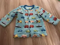 車柄フリースベビーパジャマ90