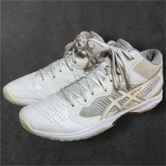 ASICS メタライズ 美品ホワイト ゴールド 27cm - メルカリ
