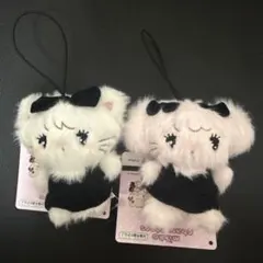 mikko BLACK RIBBON ぬいぐるみ マスコット ムース キャミー