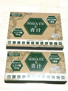 SODATE에는 아오지루 엘라그산 포자 유산균이 들어 있습니다. 60병, 30개입