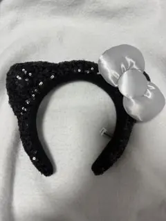 USJ ハローキティ カチューシャ 黒