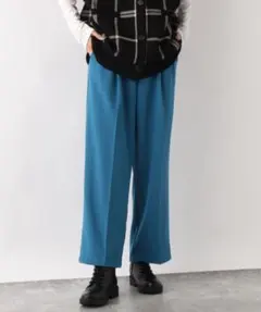 GLOBAL WORK ワイドパンツ Sサイズ 青 ブルー