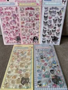 サンリオ3Dステッカーセット 5パック