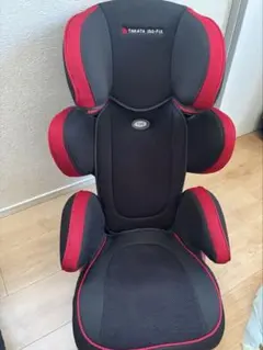 クリーニング済　☆綺麗☆　タカタ　ISOFIX　ジュニアシート　ブラックレッド クリーニング済 ☆綺麗☆ タカタ ISOFIX ジュニアシート