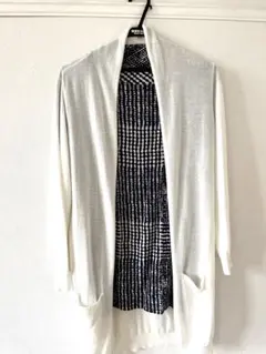 レディースカーディガン　白カーディガン　ユナイテッドアローズ　羽織りもの