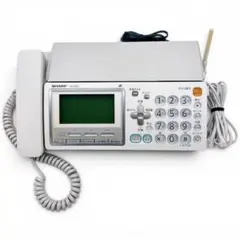 シャープ 電話機付きファックスFAX UX-D17 親機のみ 0616 - メルカリ