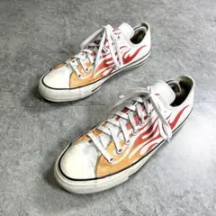 激レア【CONVERSE】ALL STAR/100周年/ファイヤーパターン/28