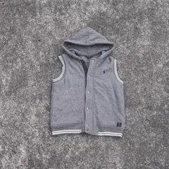 00s Polo Ralph Lauren ニットノースリーブパーカー y2k