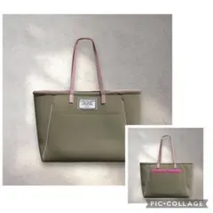 美品 A.D.M.J. マジックライト ラバーパッチ 大容量トートバッグ ピンクのサムネイル
