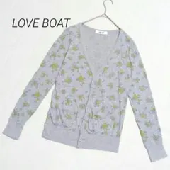 LOVE BOAT ラブボート トップス カーディガン 綿100% 長袖 花柄のサムネイル