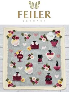 ☆彡FEILER【限定品】フレグランスローズ グレー ハンドタオル
