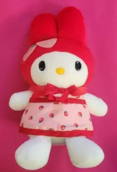 マイメロディ レトロ ぬいぐるみ いちご マイメロ サンリオ